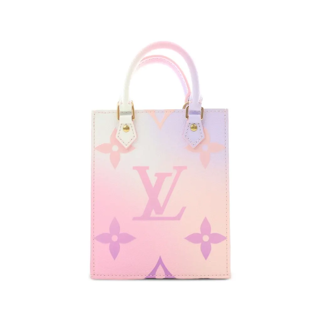 Louis Vuitton Monogram Giant Spring in the City Petit Sac Plat Pink Canvas Very good - Back View