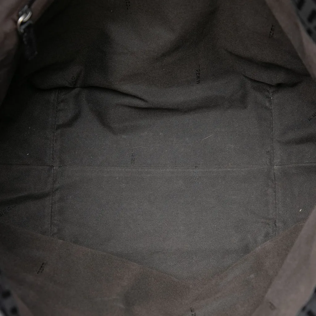 Fendi Zucchino Canvas Tote Brown Very good - Model View