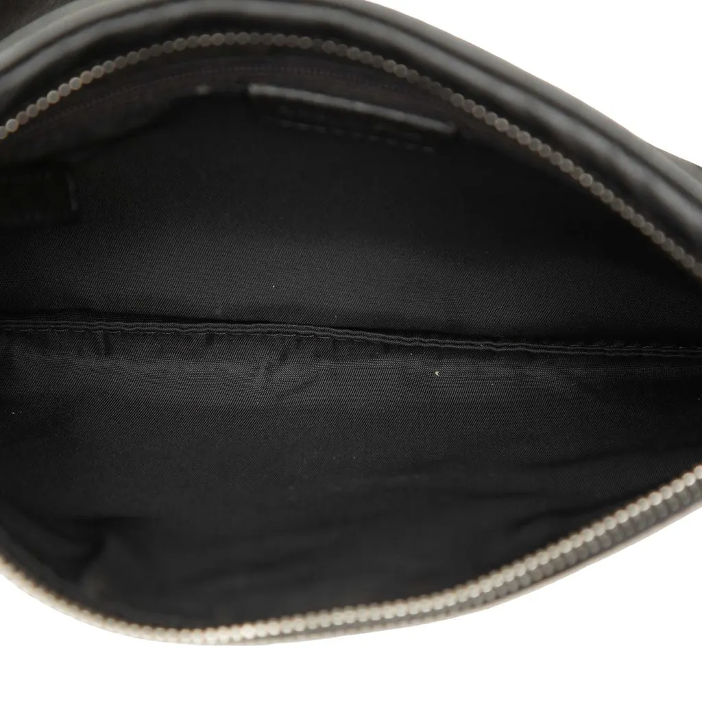 Dior Diorissimo Trotter Canvas Street Chic Shoulder Bag Black Very good - Model View