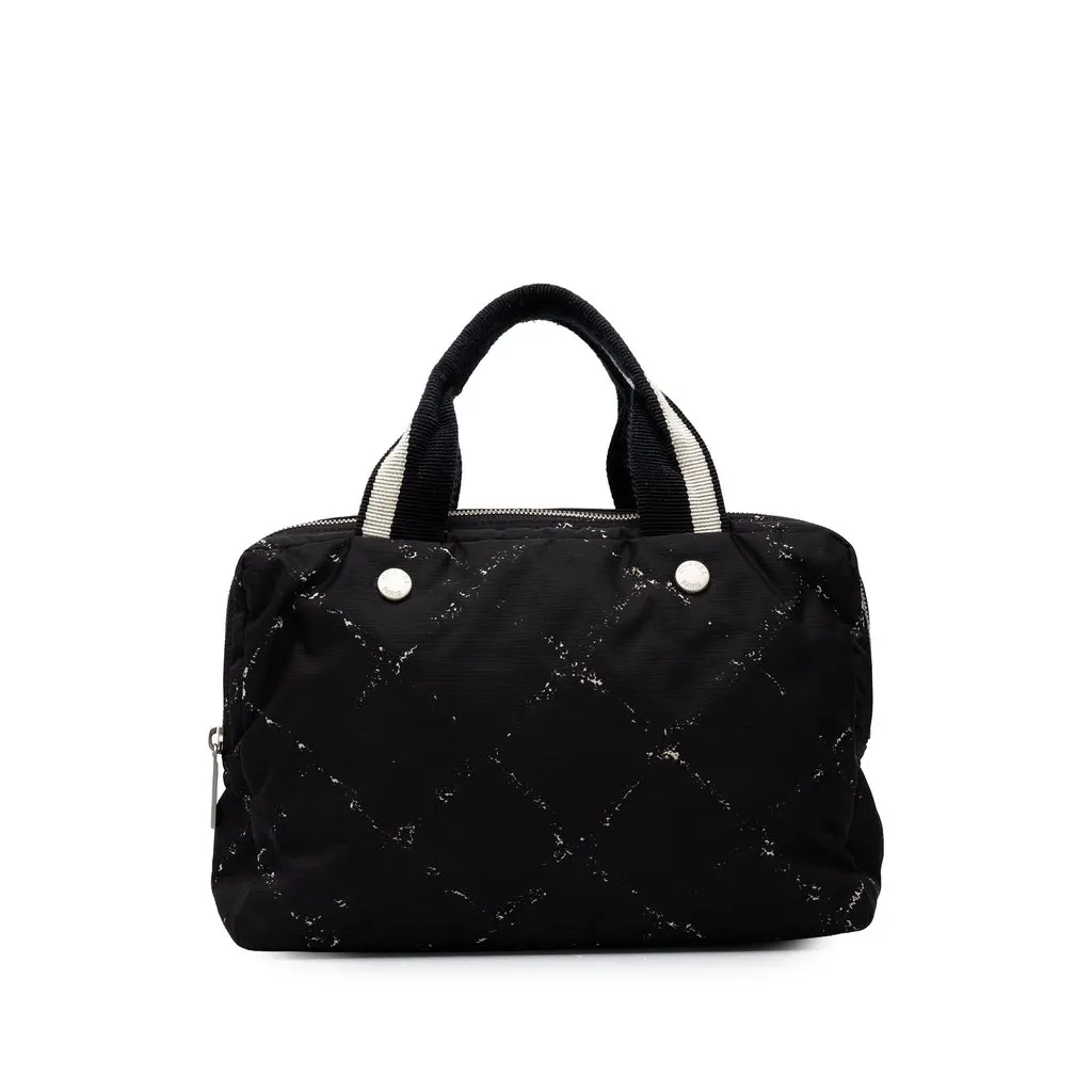 Chanel Old Travel Line Nylon Handbag