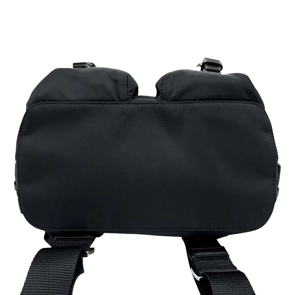 Prada Saffiano Trimmed Re Nylon Backpack Black Very good - Inside View