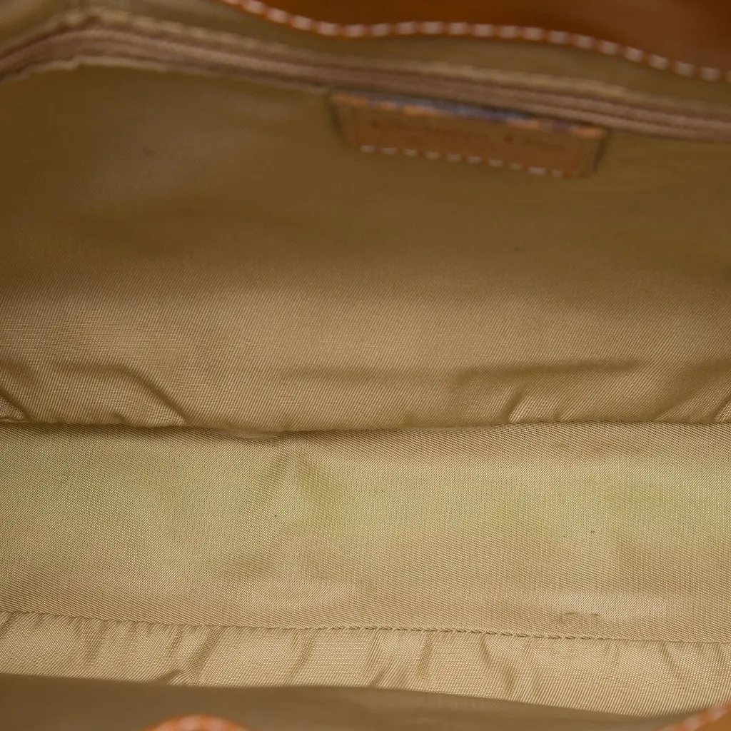 Dior Diorissimo Trotter Canvas Street Chic Columbus Shoulder Bag Beige Canvas Very good - Model View