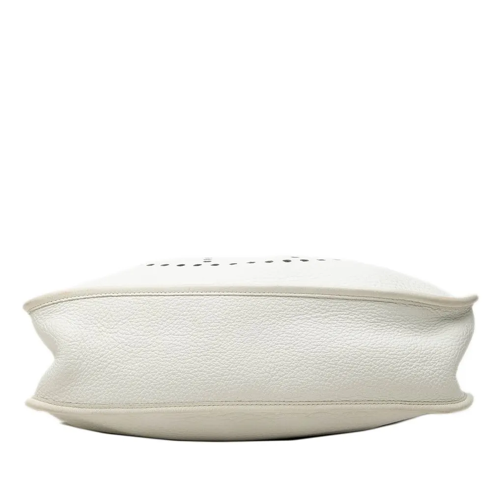 Hermès Clemence Evelyne I GM White Leather Very good - Inside View