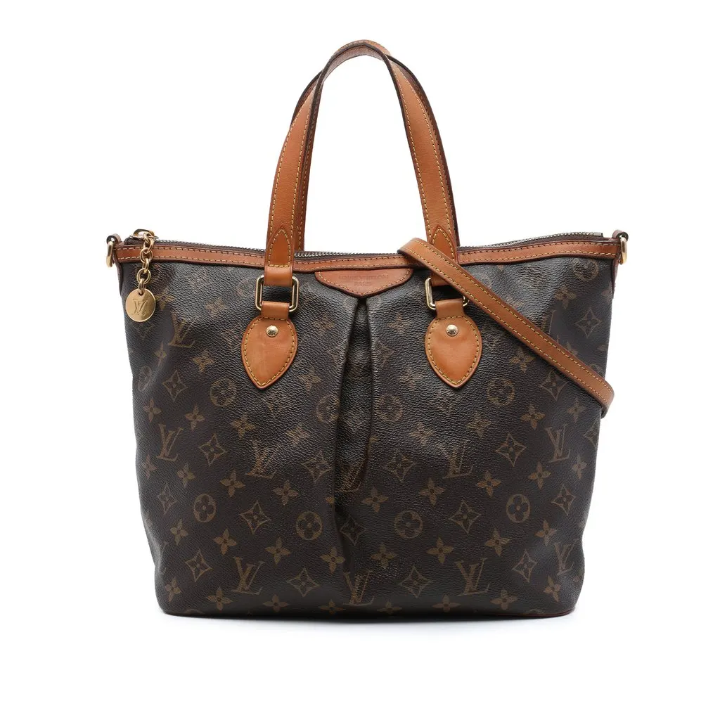 Louis Vuitton Monogram Palermo PM Brown Very good - Front View