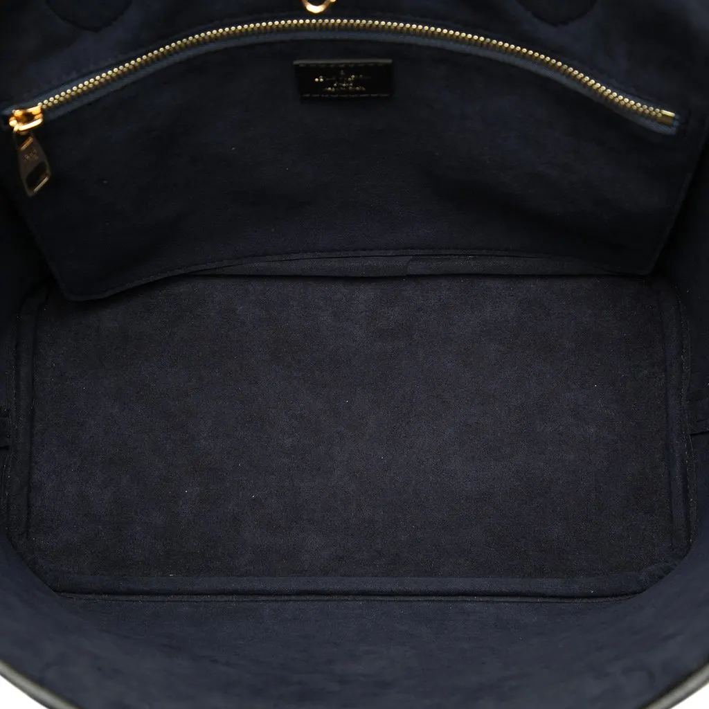 Louis Vuitton Monogram Giant Empreinte Neverfull MM Black Leather Very good - Model View