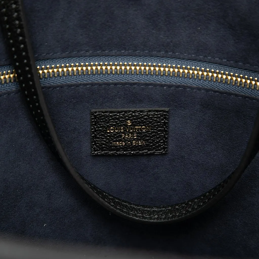 Louis Vuitton Monogram Giant Empreinte Neverfull MM Black Leather Very good - Box View