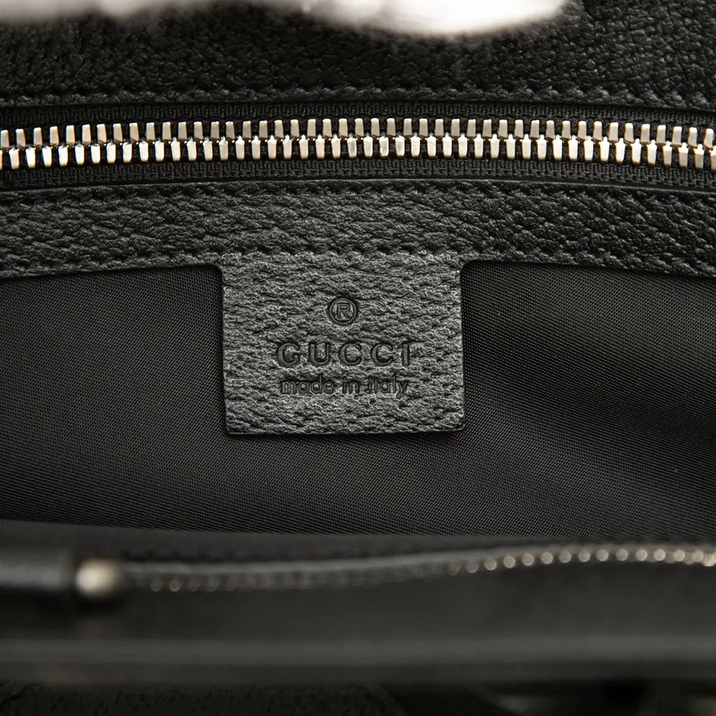 Gucci Medium GG Nylon Off the Grid Convertible Tote Black Polyamide Very good - Box View