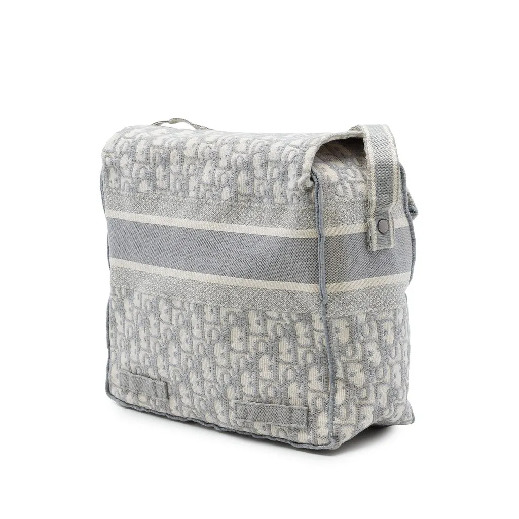 Dior Medium Oblique Canvas Diorcamp Bag Grey Canvas Very good - Back View