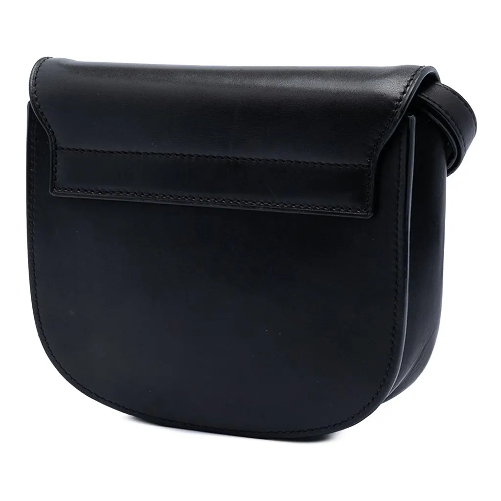 Saint Laurent Small Leather Monogram Kaia Crossbody Black Leather Very good - Back View