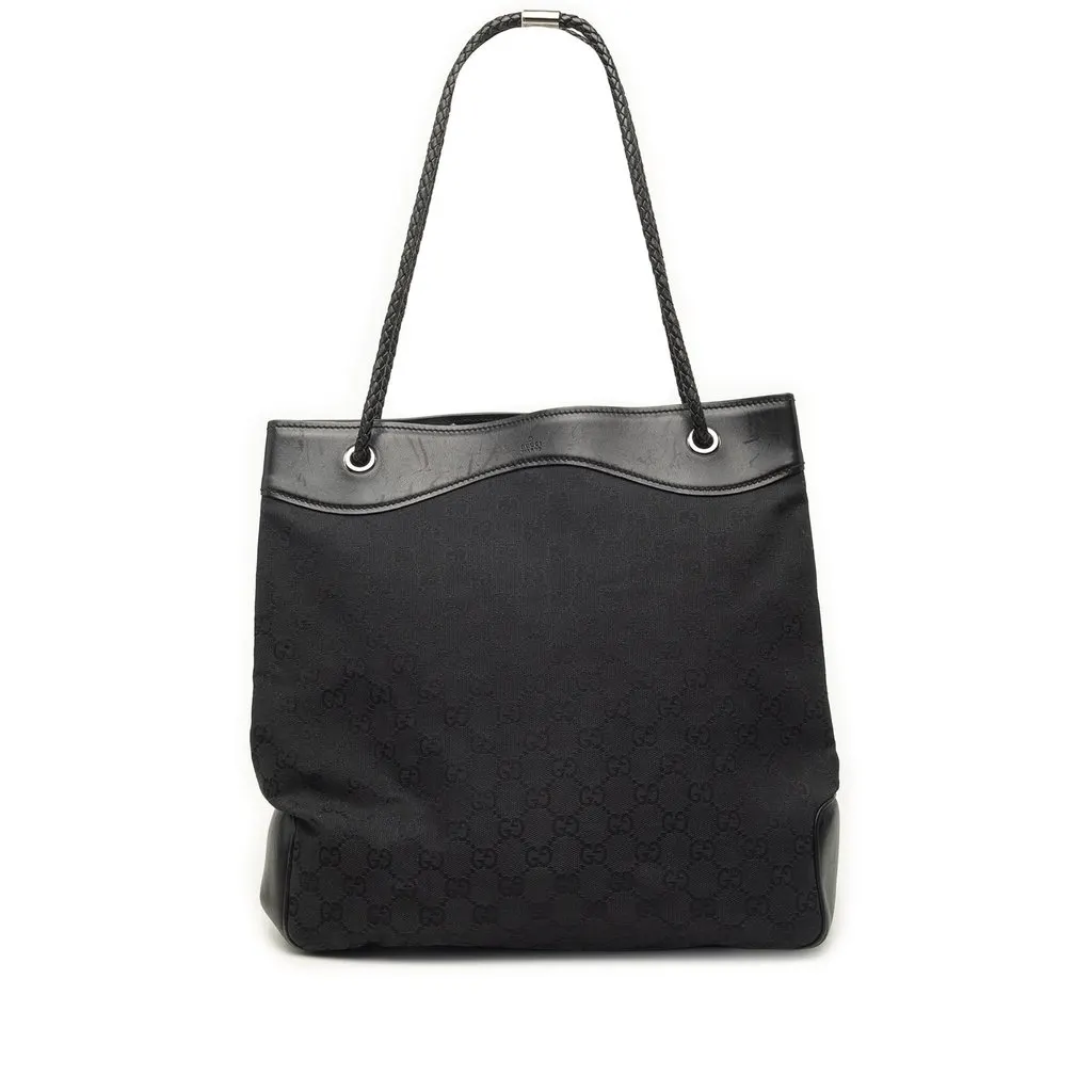 Gucci GG Canvas Gifford Tote Black Very good - Front View