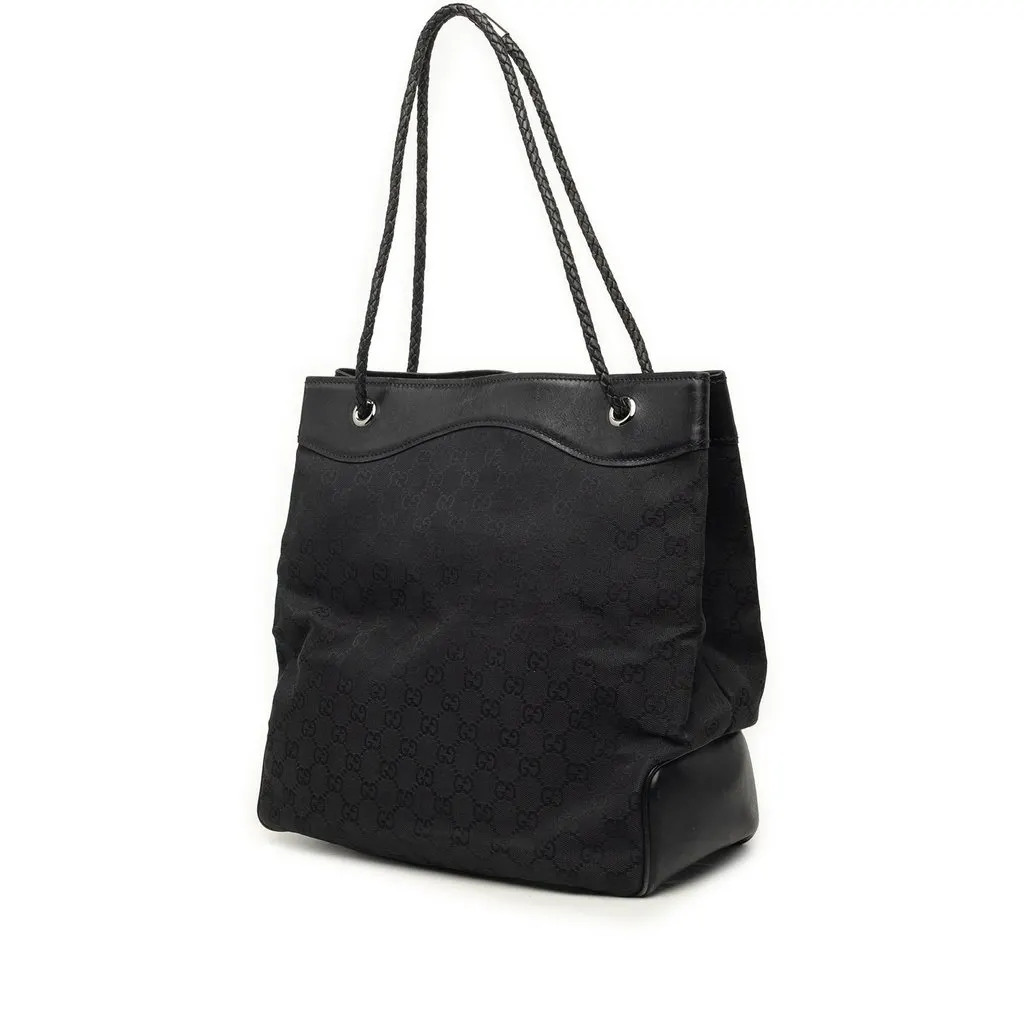 Gucci GG Canvas Gifford Tote Black Very good - Back View