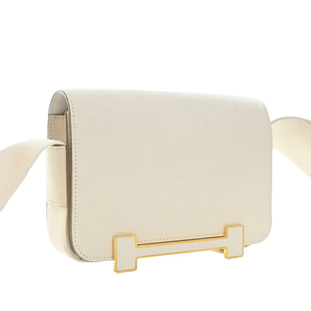 Hermès Chevre Mysore Geta White Leather Very good - Inside View