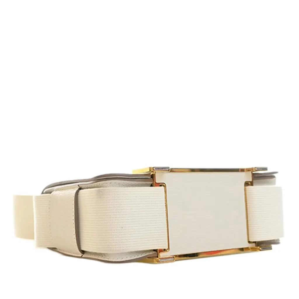 Hermès Chevre Mysore Geta White Leather Very good - Box View