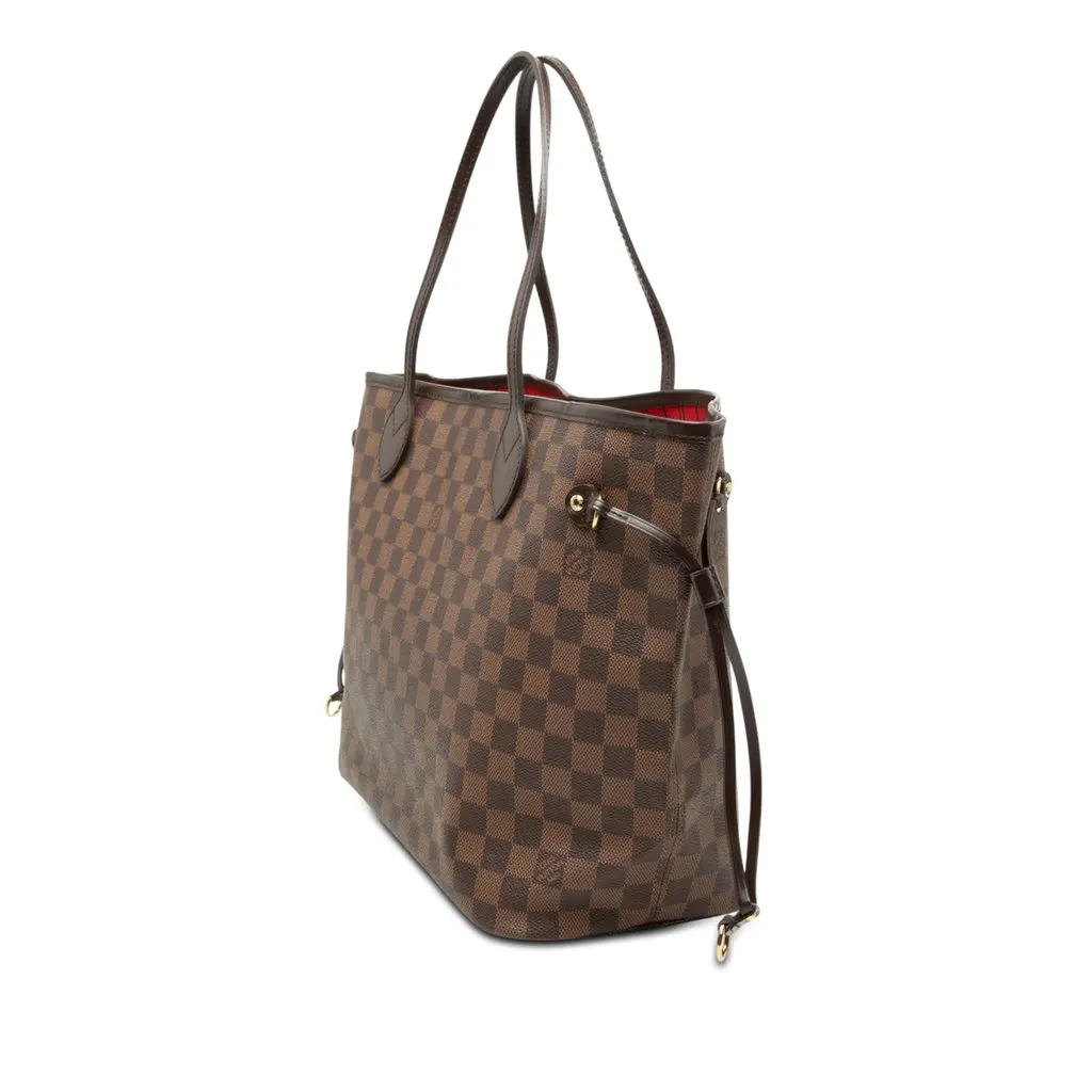Louis Vuitton Damier Ebene Neverfull MM Brown Very good - Back View