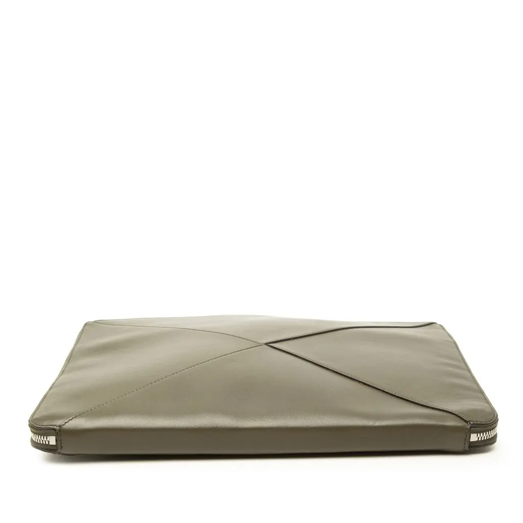 Bottega Veneta Leather Portfolio Brown Leather Very good - Inside View