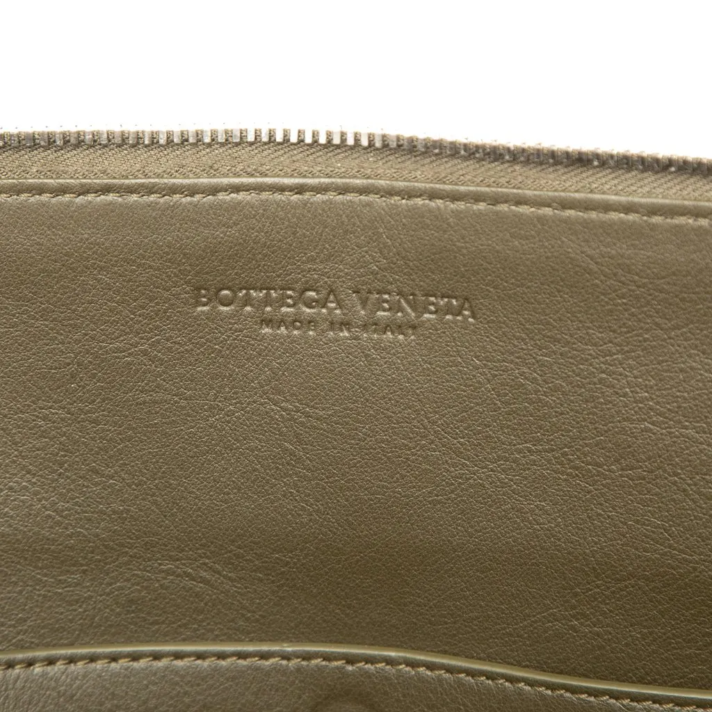 Bottega Veneta Leather Portfolio Brown Leather Very good - Box View