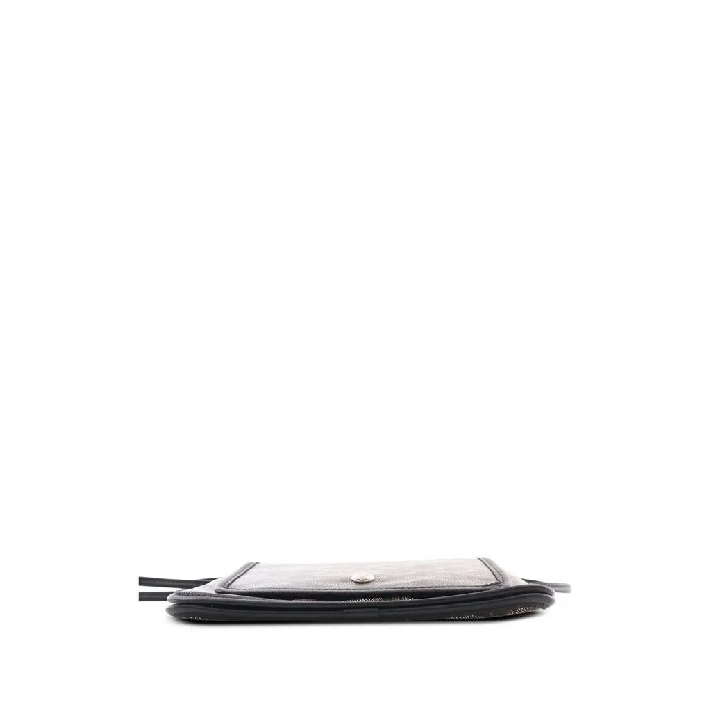 Goyard Goyardine Plumet Pocket Wallet Black Canvas Good - Inside View