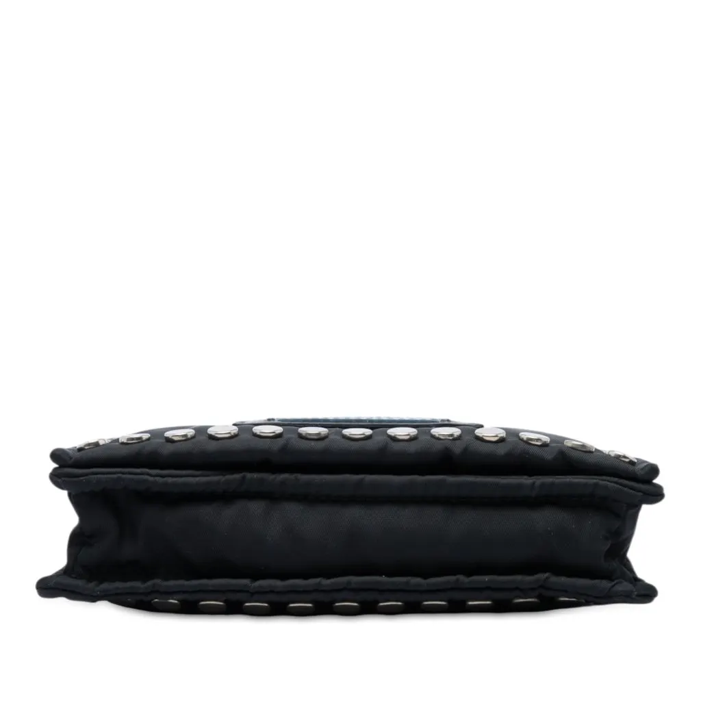 Prada Tessuto Etiquette Crossbody Black Very good - Inside View