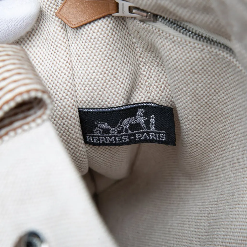 Hermès Canvas Fourre Tout MM Beige Very good - Box View