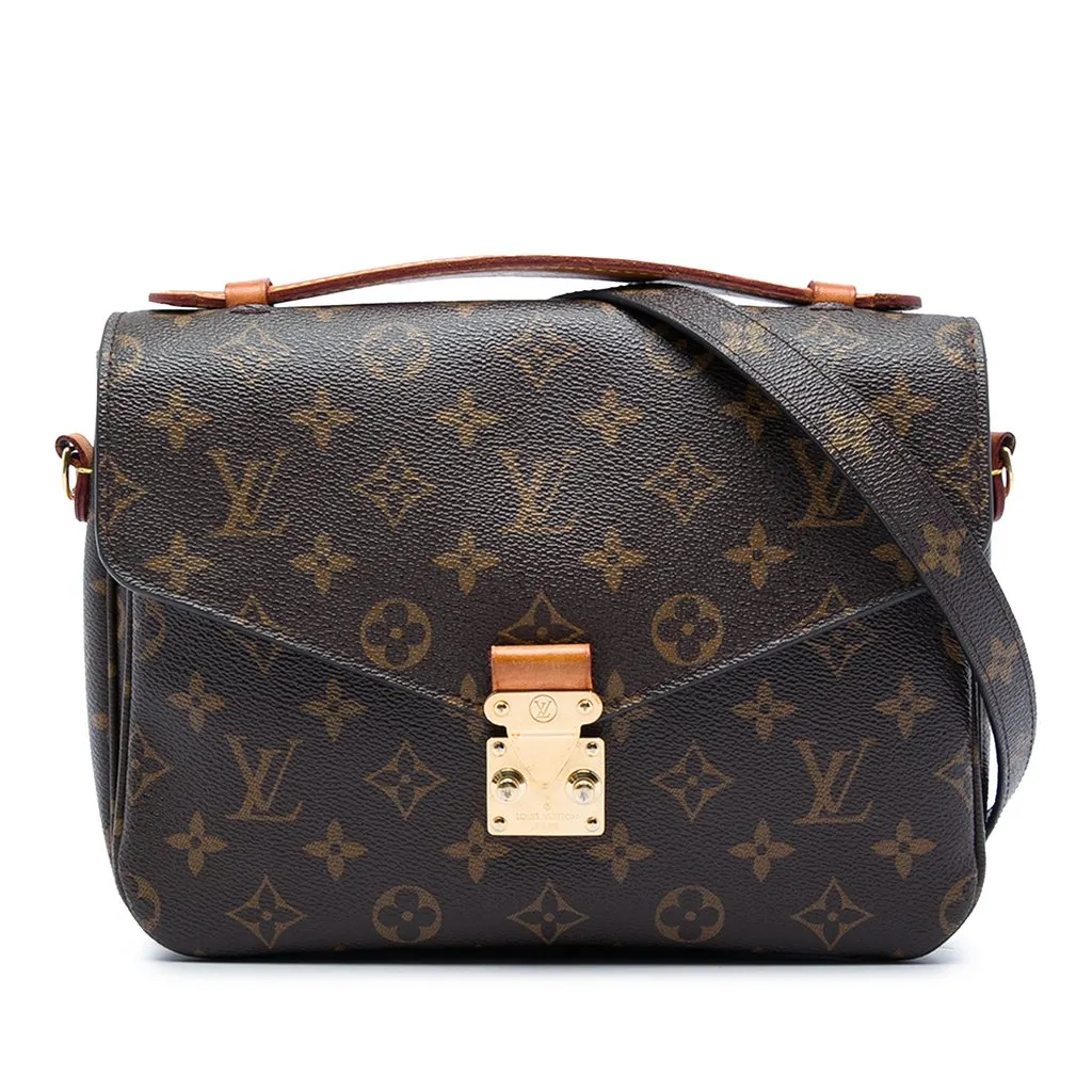 Louis Vuitton Monogram Pochette Metis Brown Very good - Front View