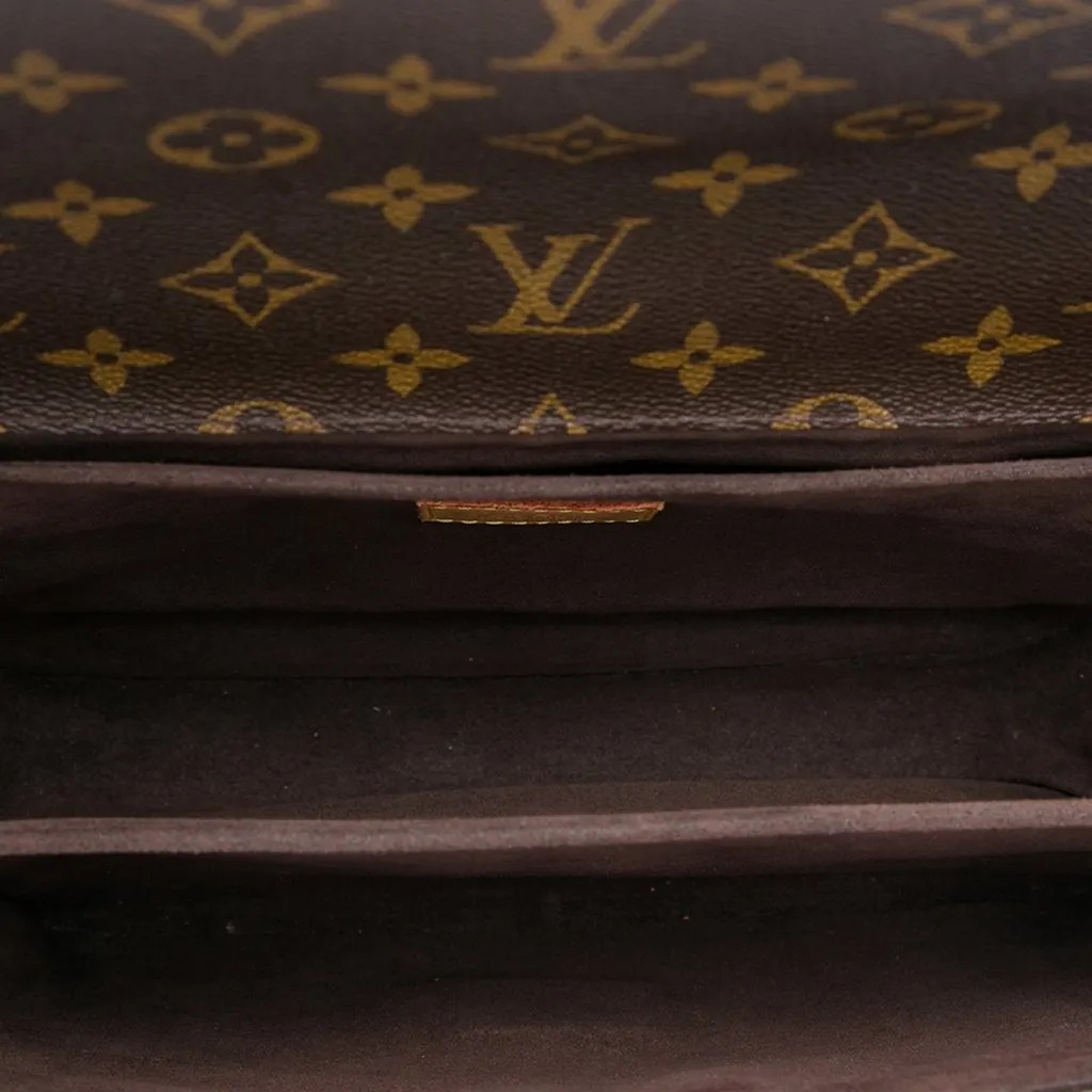 Louis Vuitton Monogram Pochette Metis Brown Very good - Model View