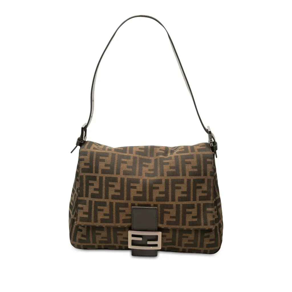 Fendi Zucca Canvas Mamma Forever Brown Canvas Very good - Front View