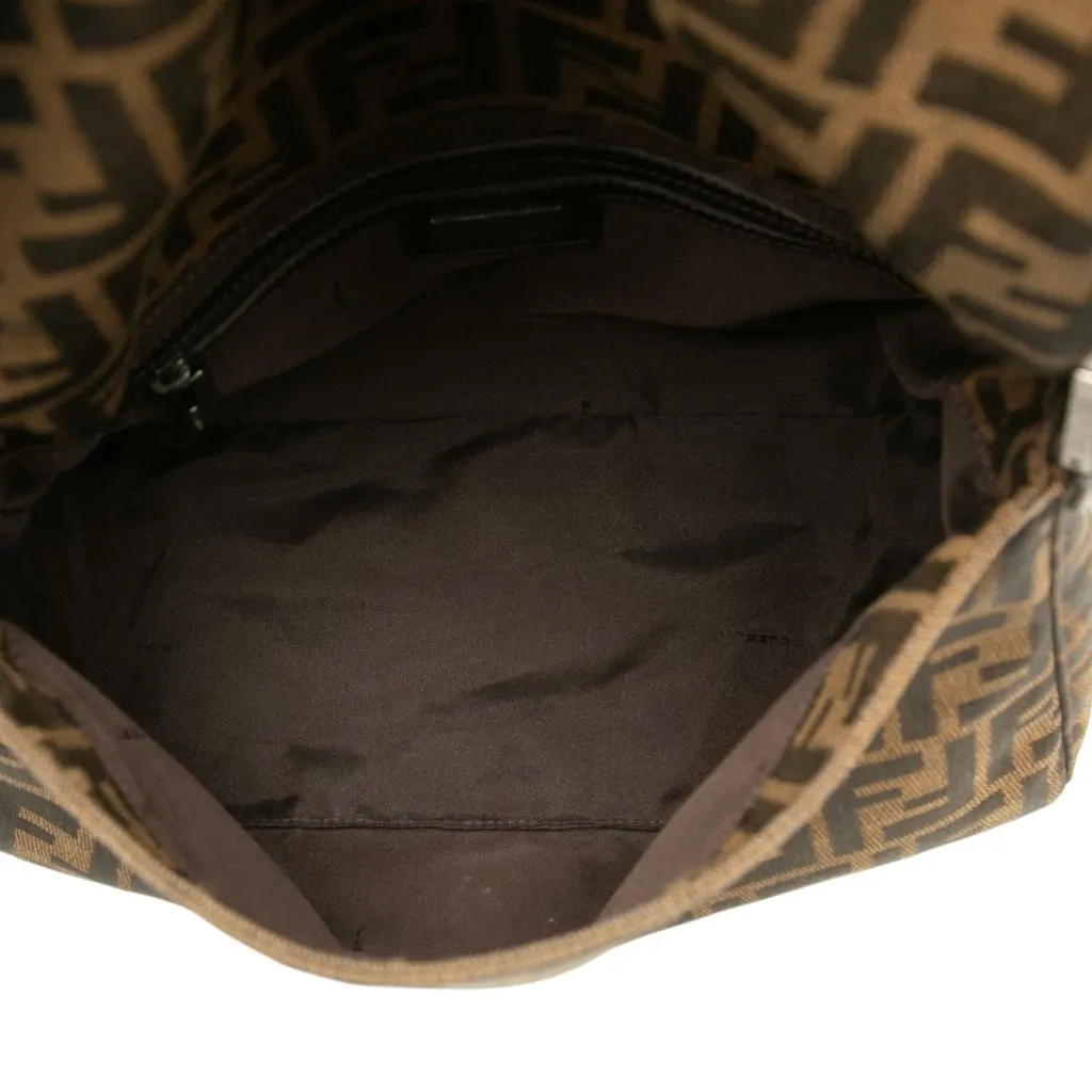 Fendi Zucca Canvas Mamma Forever Brown Canvas Very good - Model View