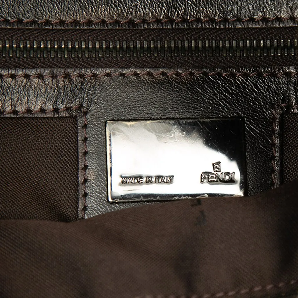 Fendi Zucca Canvas Mamma Forever Brown Canvas Very good - Box View