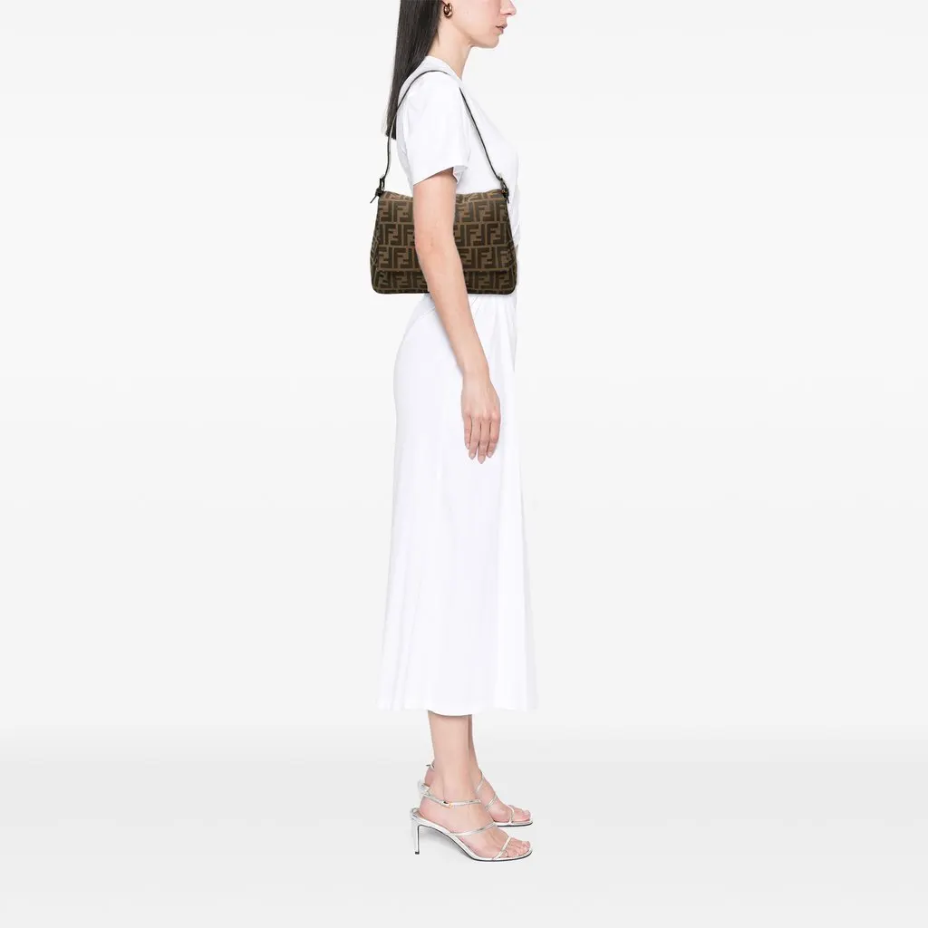 Fendi Zucca Canvas Mamma Forever Brown | Libas Collective