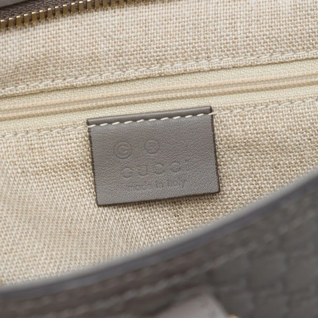 Gucci Small Microguccissima Bree Satchel MultiColor Leather Very good - Box View