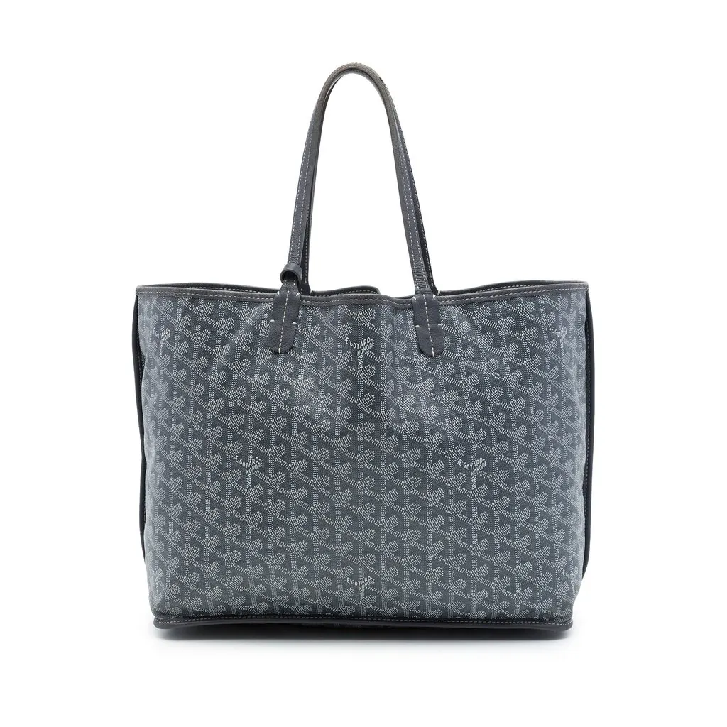 Goyard Goyardine Reversible Anjou PM Grey Canvas Good - Front View