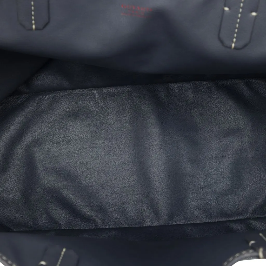 Goyard Goyardine Reversible Anjou PM Grey Canvas Good - Model View