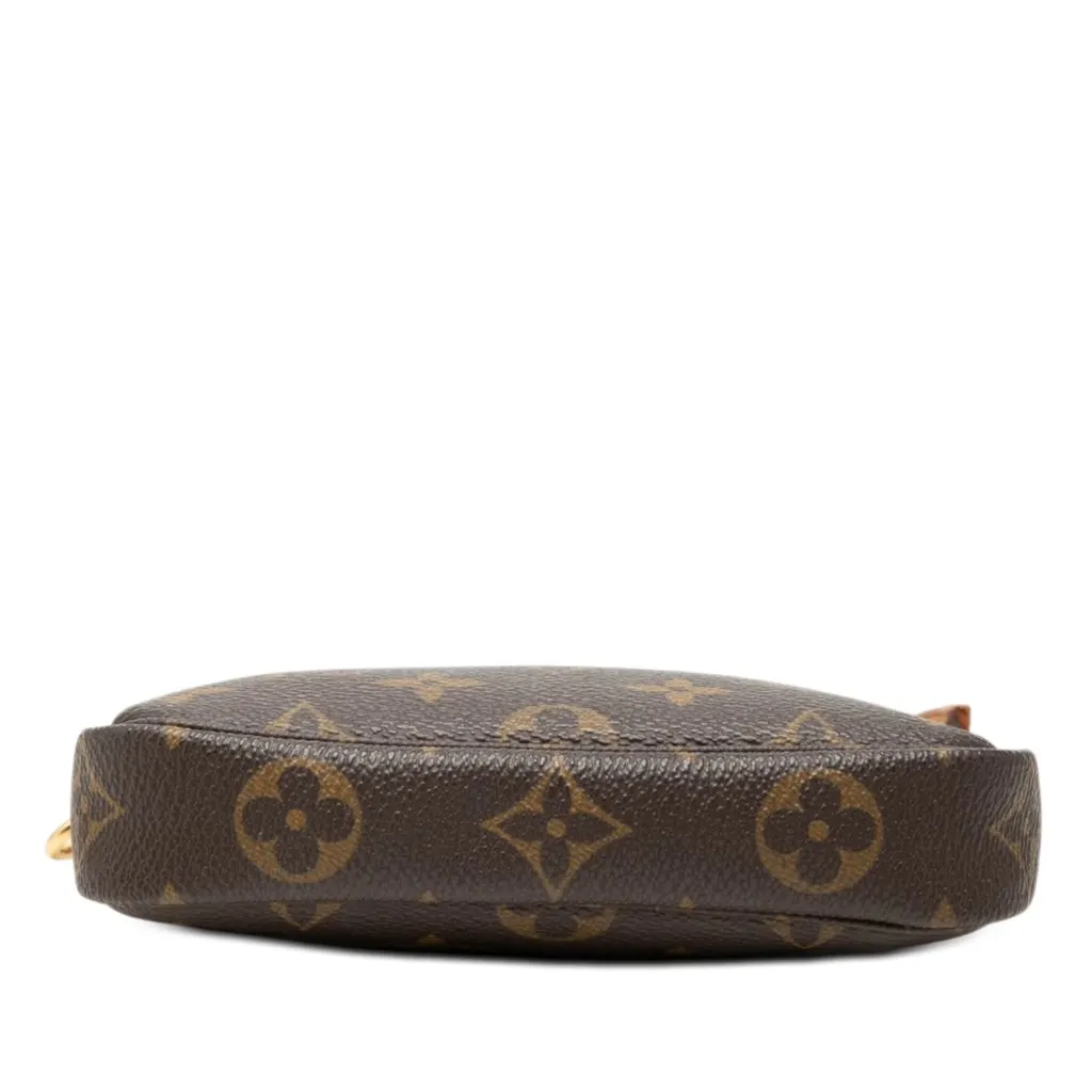 Louis Vuitton Monogram Mini Pochette Accessoires Brown Canvas Very good - Inside View