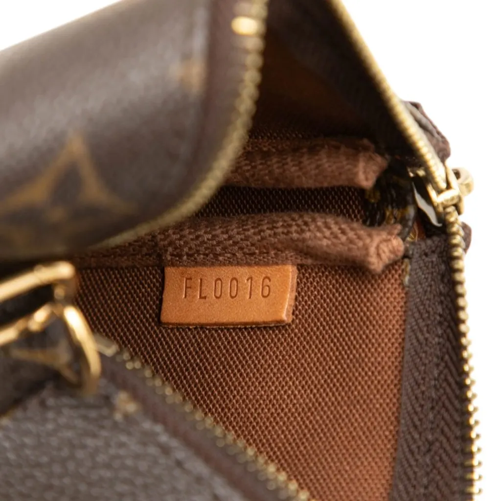 Louis Vuitton Monogram Mini Pochette Accessoires Brown Canvas Very good - Box View