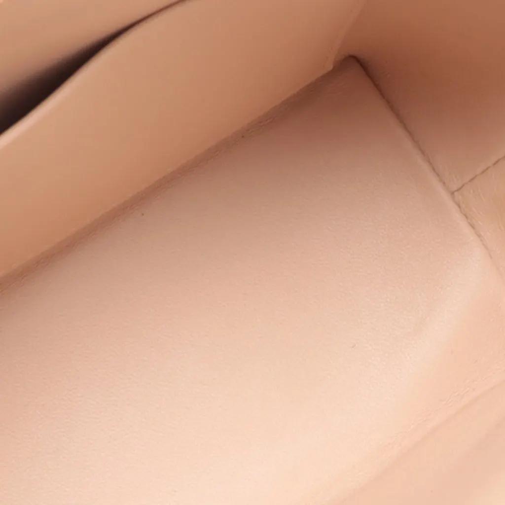 Bottega Veneta Mini Padded Nappa Half Moon Chain Crossbody Pink Leather Very good - Inside View