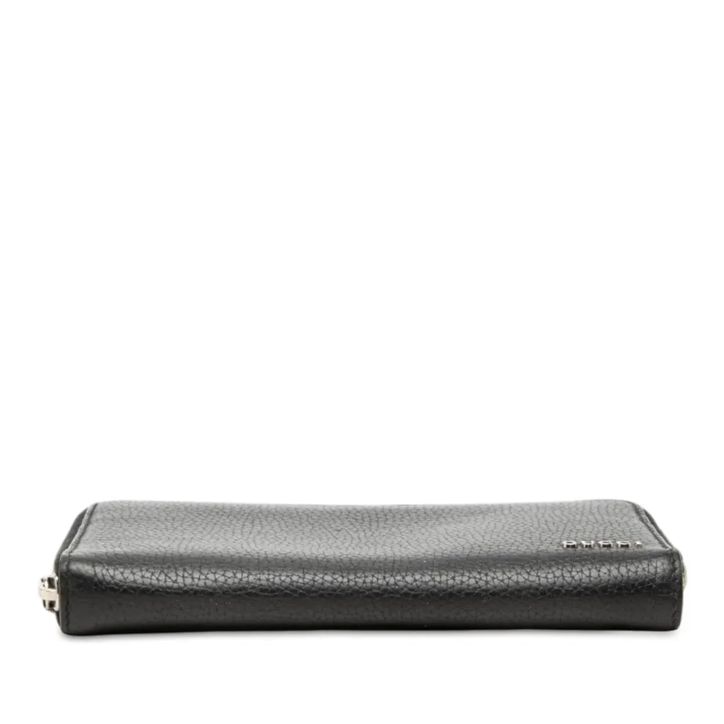 Gucci Calfskin Zip Around Long Wallet Black Leather Very good - Inside View