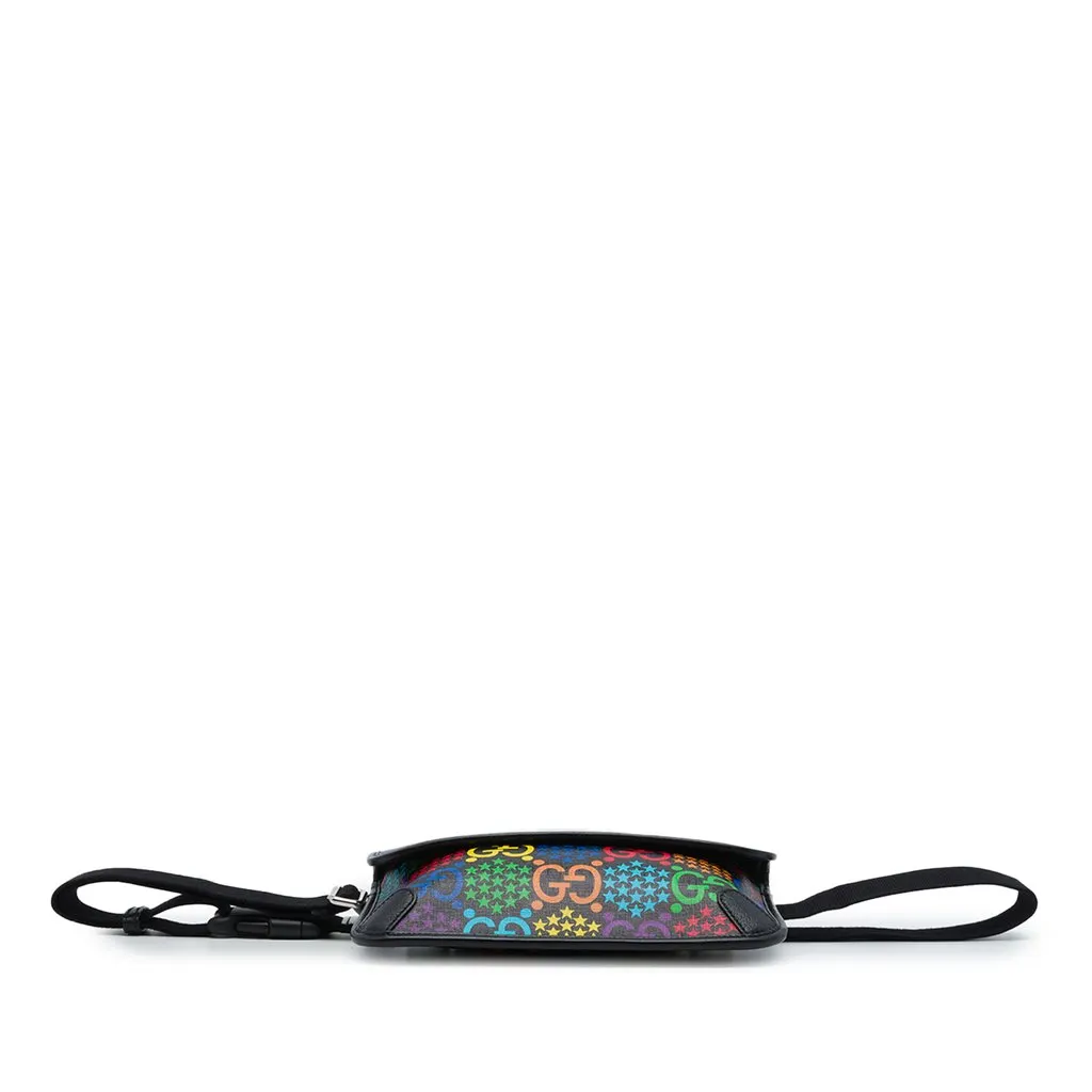 Gucci GG Supreme Psychedelic Belt Bag Black Canvas Very good - Inside View