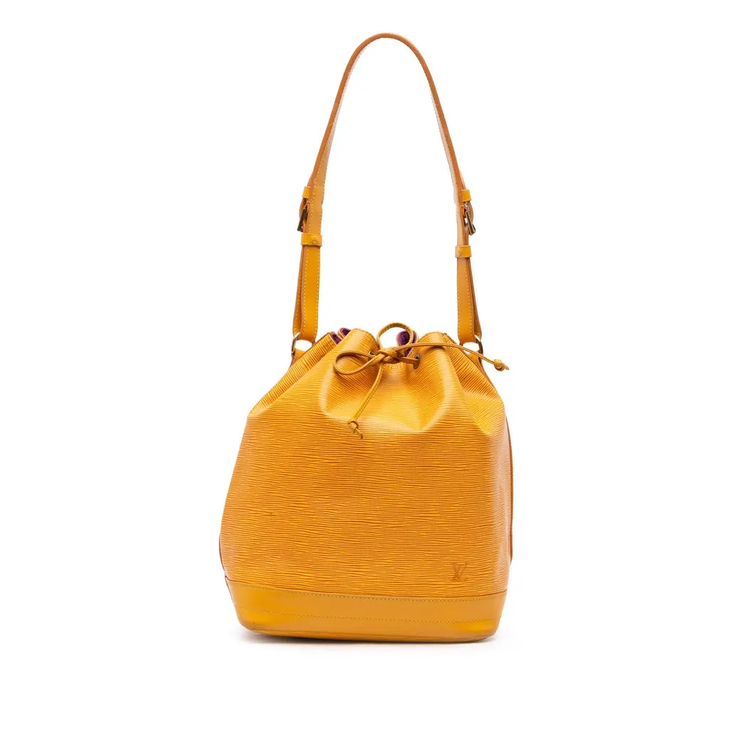 Louis Vuitton Epi Noe GM Yellow Leather Good - Front View