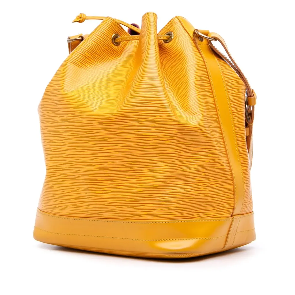 Louis Vuitton Epi Noe GM Yellow Leather Good - Back View