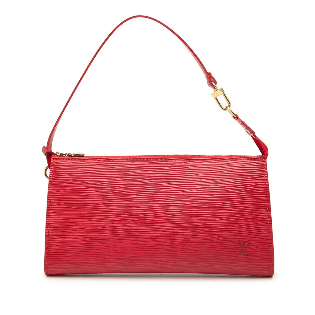 Louis Vuitton Epi Pochette Accessoires Red Leather Very good - Front View