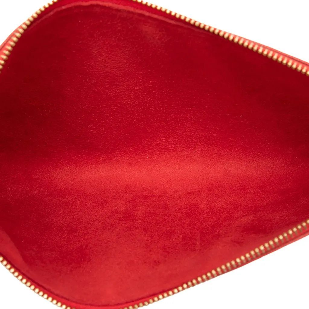 Louis Vuitton Epi Pochette Accessoires Red Leather Very good - Box View