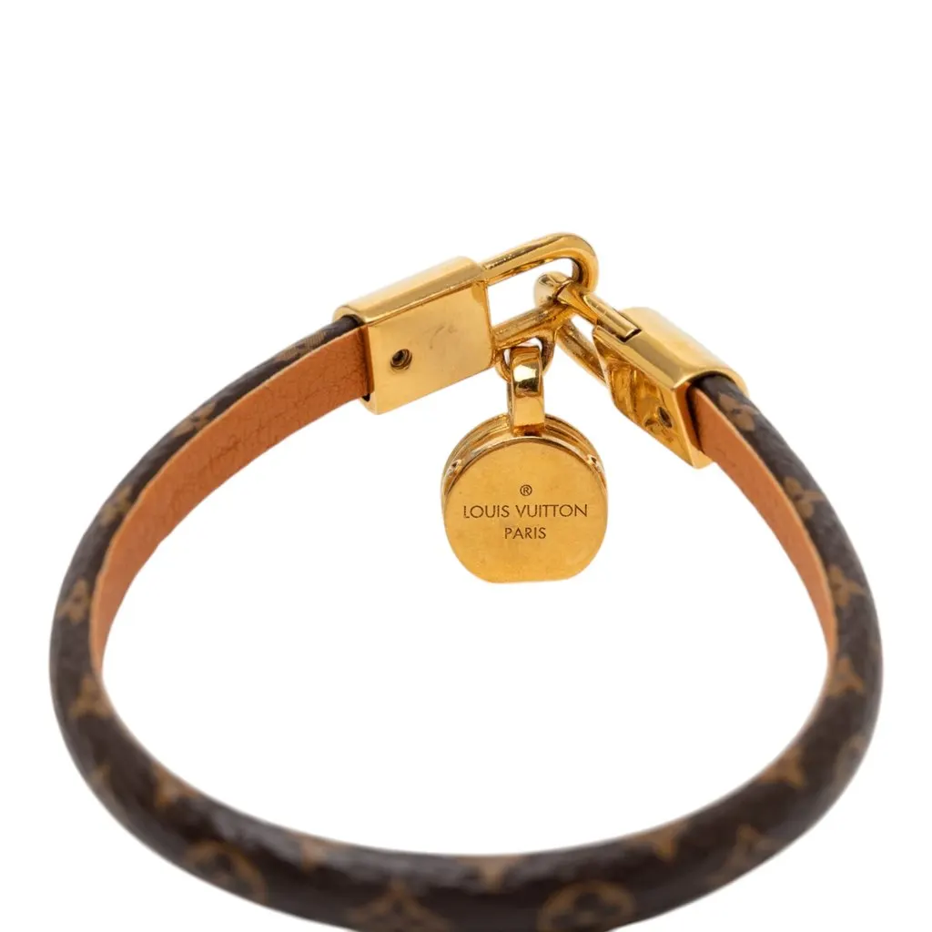 Louis Vuitton Monogram Tribute Charm Bracelet Brown Very good - Box View