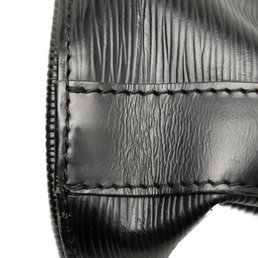 Louis Vuitton Epi Sac D Epaule PM Black Leather Very good - Box View