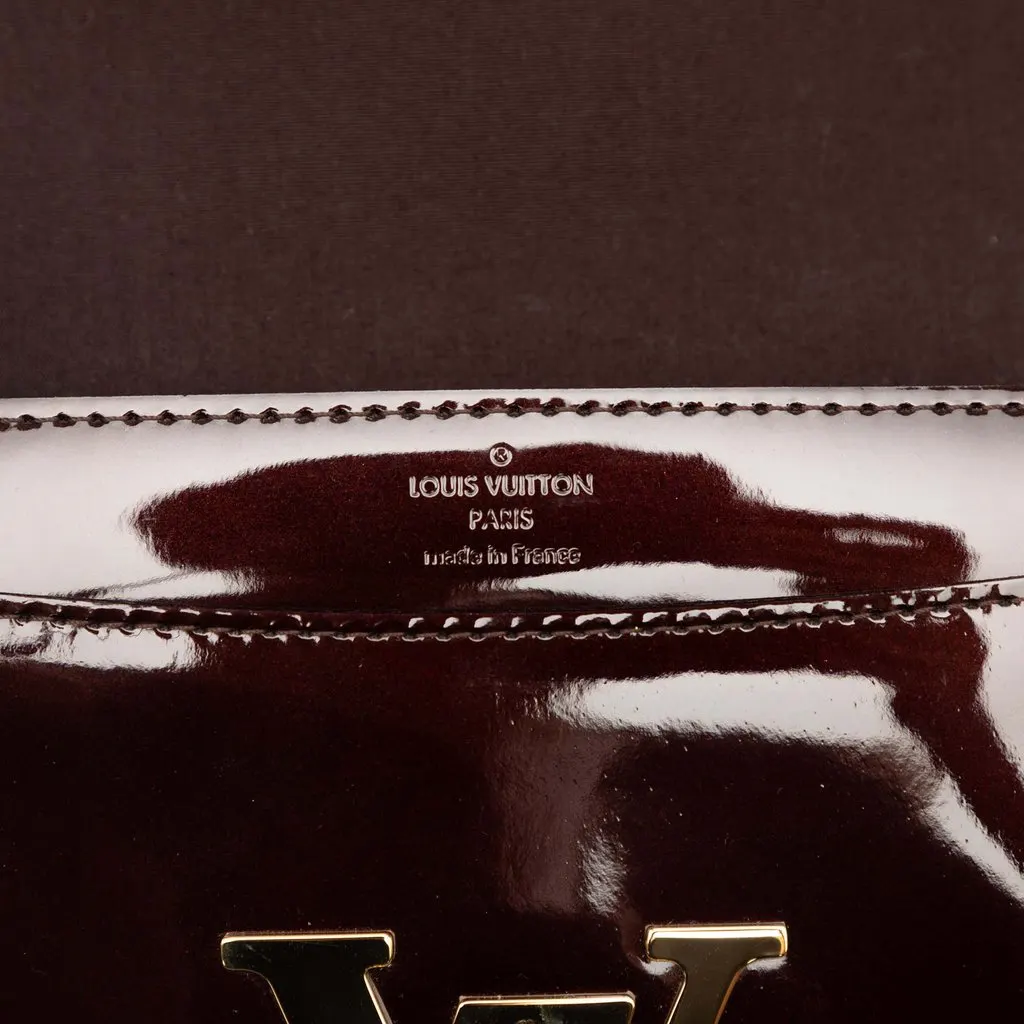 Louis Vuitton Vernis Louise Chain MM Red Leather Very good - Box View