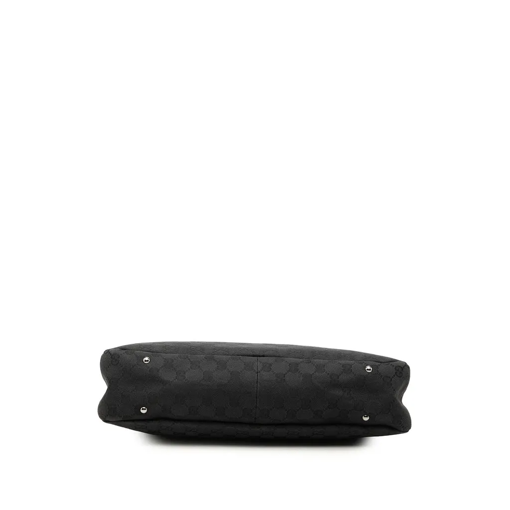 Gucci GG Canvas Shoulder Bag Black Very good - Inside View
