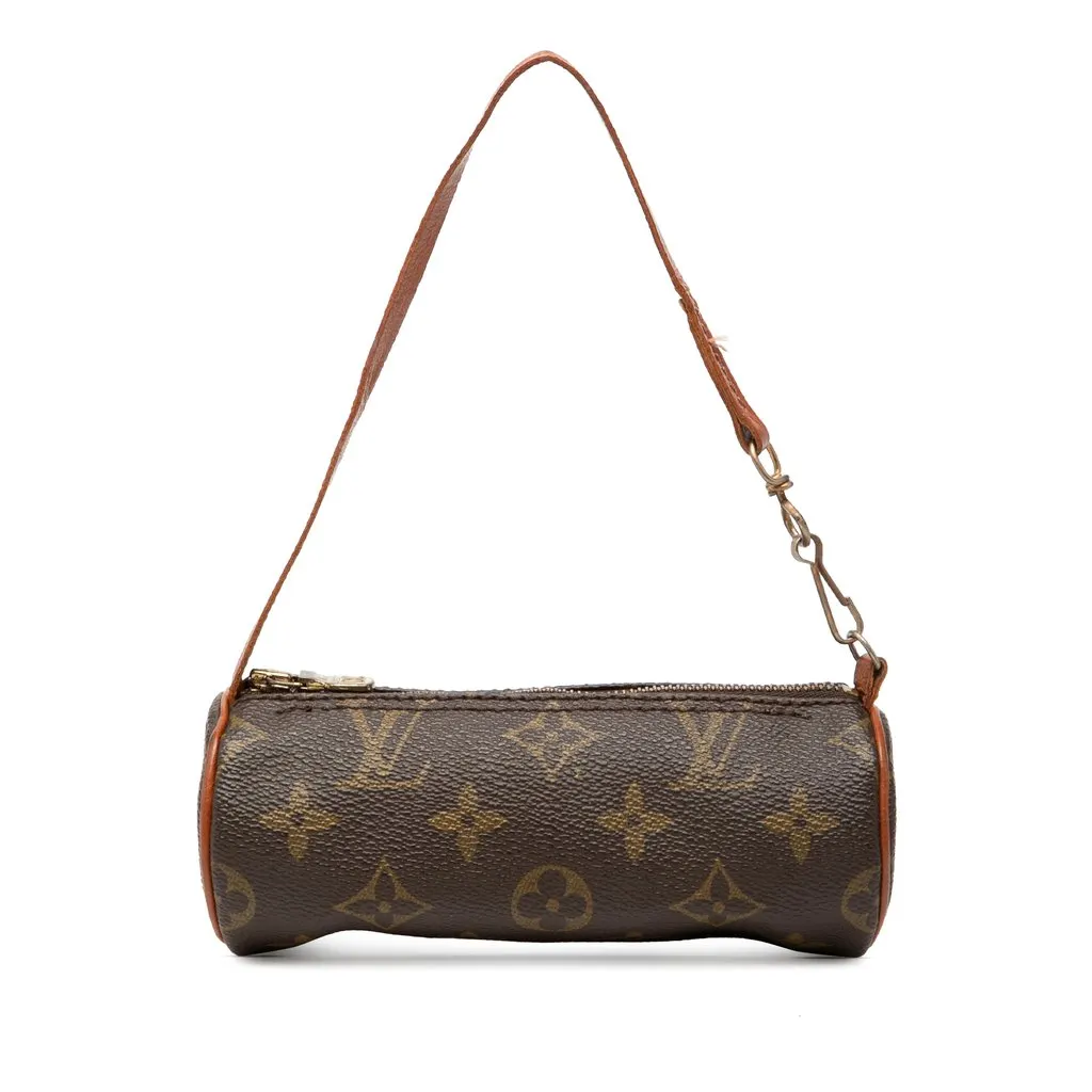 Louis Vuitton Monogram Papillon Pochette Brown Very good - Front View
