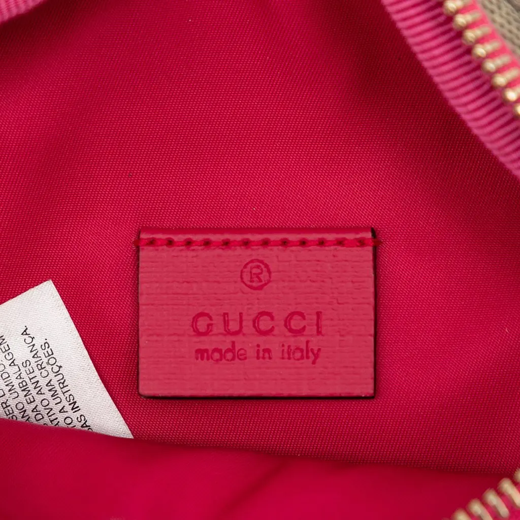 Gucci Kids GG Supreme Tulip Belt Bag Beige Canvas Very good - Box View