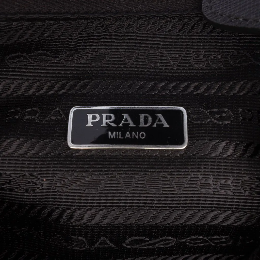 Prada Saffiano Trimmed Re Nylon Re Edition 2005 Satchel Black Very good - Box View