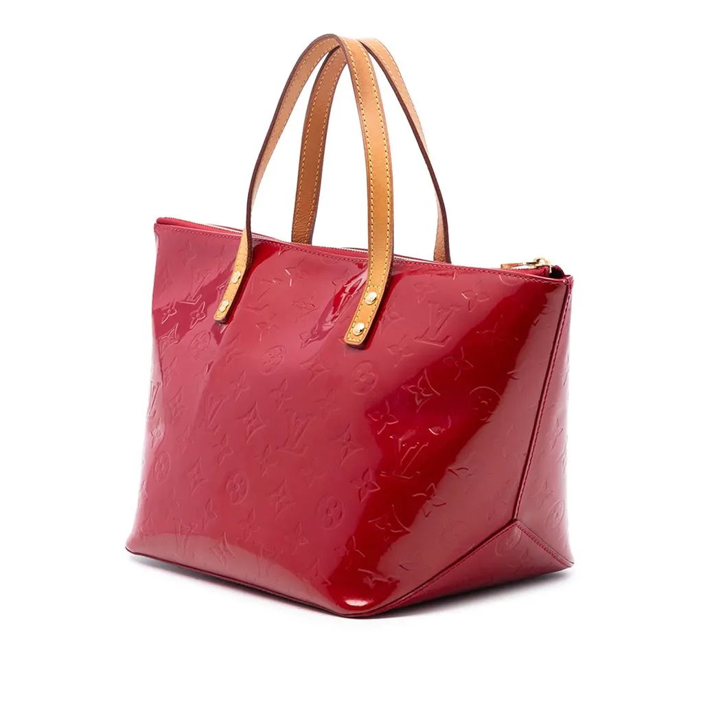 Louis Vuitton Monogram Vernis Bellevue PM Red Leather Good - Back View