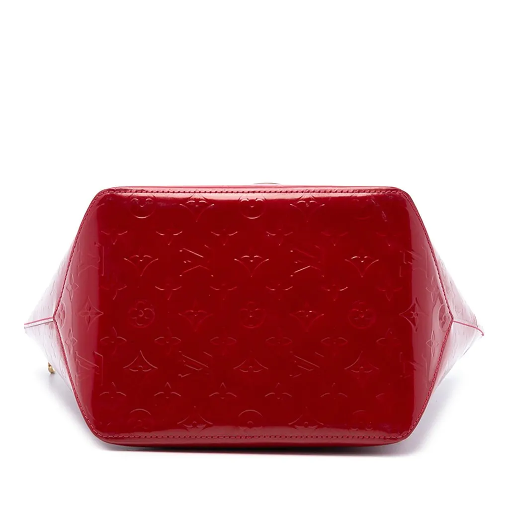 Louis Vuitton Monogram Vernis Bellevue PM Red Leather Good - Inside View